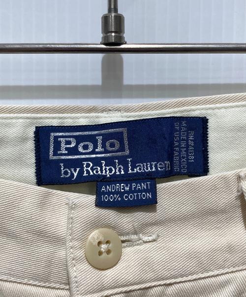 POLO RALPH LAUREN（ポロ・ラルフローレン）POLO RALPH LAUREN (ポロ・ラルフローレン) テーパード チノパンツ ベージュ サイズ:32の古着・服飾アイテム