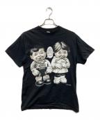 stussy×POUNDステューシー×パウンド）の古着「グラフィックTシャツ」｜ブラック