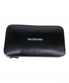 BALENCIAGAバレンシアガ）の古着「ラウンドジップウォレット」｜ブラック