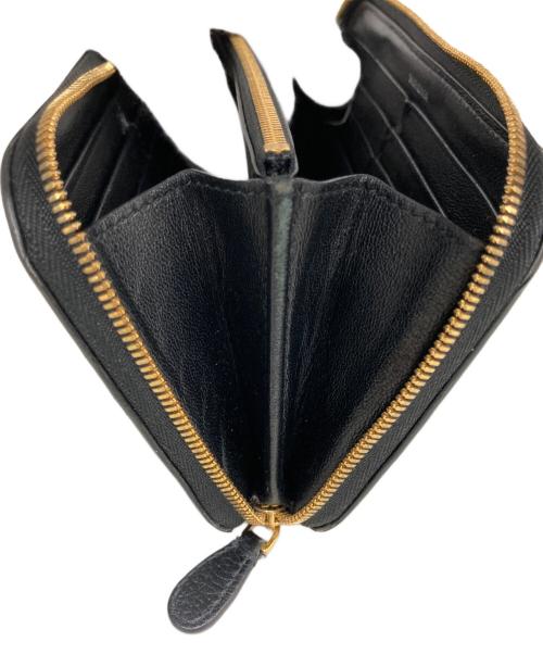 BALENCIAGA（バレンシアガ）BALENCIAGA (バレンシアガ) ラウンドジップウォレット ブラックの古着・服飾アイテム