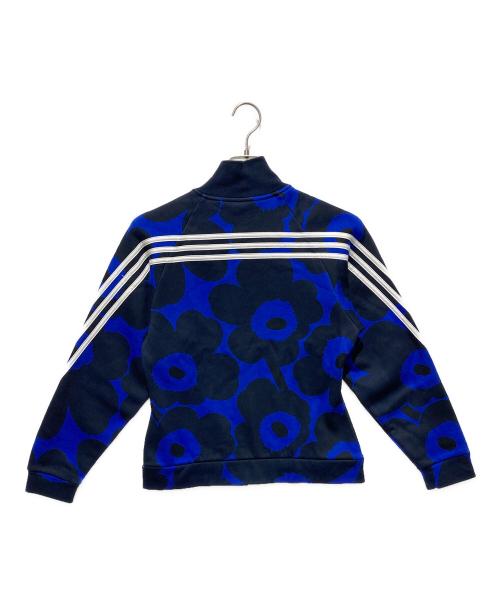 adidas（アディダス）adidas (アディダス) marimekko (マリメッコ) コラボトラックジャケット ブルー×ネイビー サイズ:Ｓの古着・服飾アイテム