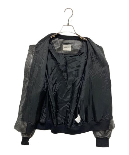 MONKEY TIME（モンキータイム）MONKEY TIME (モンキータイム) レザーライクボンバージャケット グレー サイズ:Mの古着・服飾アイテム