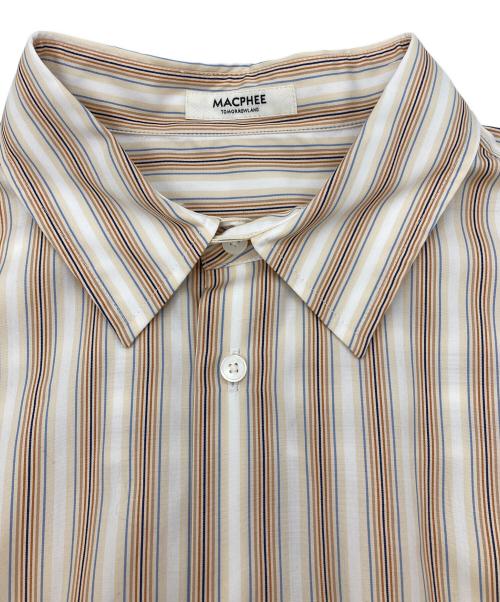 MACPHEE（マカフィー）MACPHEE (マカフィー) コットンブロード レギュラーカラーシャツ オレンジ サイズ:36 未使用品の古着・服飾アイテム