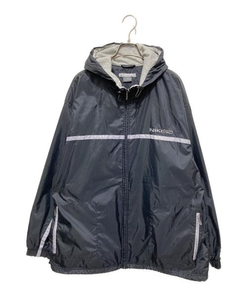 NIKE（ナイキ）NIKE (ナイキ) フーデッドナイロンジャケット ブラック サイズ:XLの古着・服飾アイテム