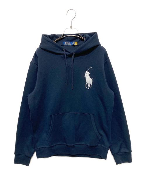 POLO RALPH LAUREN（ポロ・ラルフローレン）POLO RALPH LAUREN (ポロ・ラルフローレン) ビッグポニー刺繍パーカー ネイビー サイズ:Mの古着・服飾アイテム