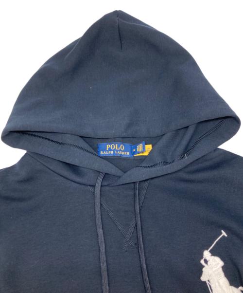 POLO RALPH LAUREN（ポロ・ラルフローレン）POLO RALPH LAUREN (ポロ・ラルフローレン) ビッグポニー刺繍パーカー ネイビー サイズ:Mの古着・服飾アイテム