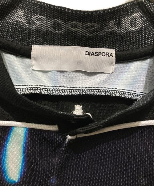 Diaspora Skateboards（ディアスポラスケートボードズ）Diaspora skateboards (ディアスポラスケートボードズ) ゲームシャツ ブラック×ブルー サイズ:Lの古着・服飾アイテム