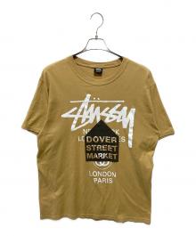 stussy×DOVER STREET MARKET（ステューシー×ドーバー ストリート マーケット）の古着「プリントTシャツ」｜ブラウン