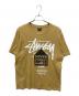 stussy（ステューシー）の古着「プリントTシャツ」｜ブラウン