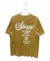 stussy (ステューシー) DOVER STREET MARKET (ドーバー ストリート マーケット) プリントTシャツ ブラウン サイズ:L：6000円