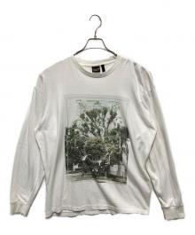 SCREEN STARS×semoh（スクリーンズスターズ×セモー）の古着「Sing Long-Sleeve T-shirts / ロングＴシャツ」｜ホワイト