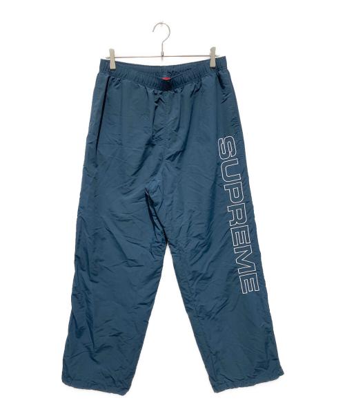 SUPREME（シュプリーム）Supreme (シュプリーム) 23FWスペルアウト エンブロイダード トラックパンツ グリーン サイズ:XLの古着・服飾アイテム