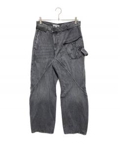 中古・古着通販】nagonstans (ナゴンスタンス) タックモデストデニム