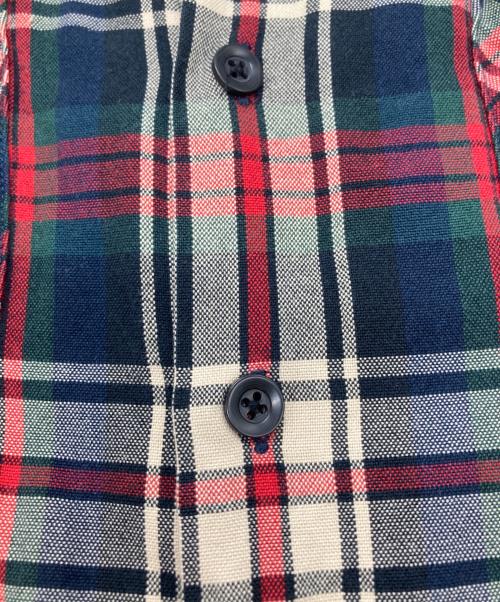 POLO RALPH LAUREN（ポロ・ラルフローレン）POLO RALPH LAUREN (ポロ・ラルフローレン) オープンカラーチェックシャツ/SKI CAMP レッド サイズ:XLの古着・服飾アイテム