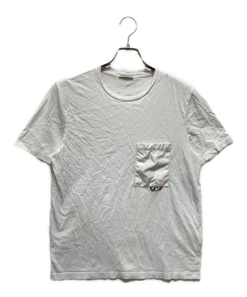 MONCLER（モンクレール）MONCLER (モンクレール) MAGLIA Tシャツ ホワイト サイズ:Ｓの古着・服飾アイテム