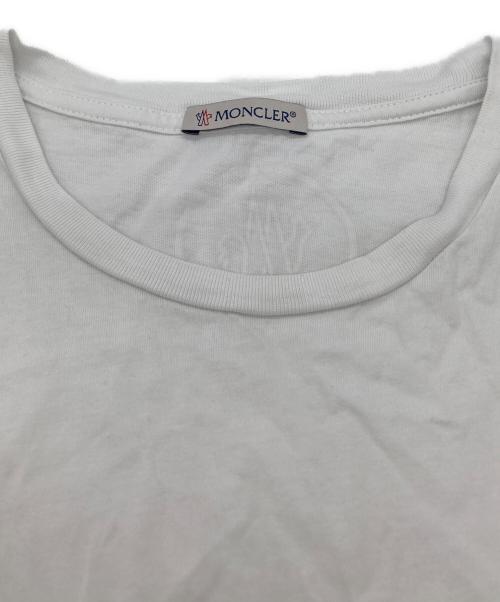 MONCLER（モンクレール）MONCLER (モンクレール) MAGLIA Tシャツ ホワイト サイズ:Ｓの古着・服飾アイテム