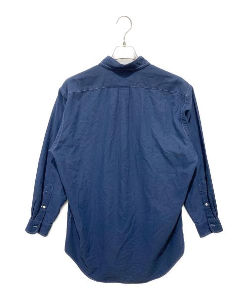 RALPH LAUREN（ラルフローレン）RALPH LAUREN (ラルフローレン) ホワイトステッチポニー刺繍BDシャツ ブルー サイズ:SIZE 15 1/2の古着・服飾アイテム