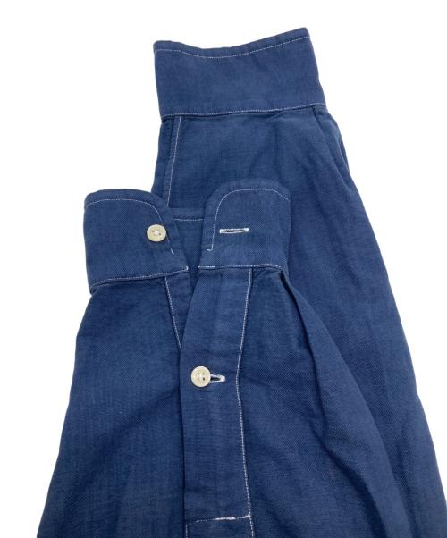 RALPH LAUREN（ラルフローレン）RALPH LAUREN (ラルフローレン) ホワイトステッチポニー刺繍BDシャツ ブルー サイズ:SIZE 15 1/2の古着・服飾アイテム