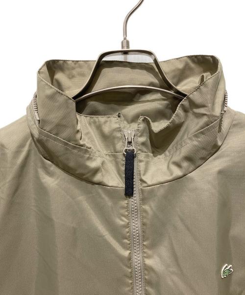 LACOSTE（ラコステ）LACOSTE (ラコステ) ワニワッペンナイロンフーデッドジャケット グレー サイズ:42の古着・服飾アイテム