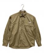 THE NORTH FACEザ ノース フェイス）の古着「 L/S NUPTSE SHIRT / ロングスリーブヌプシシャツ」｜ブラウン