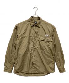 THE NORTH FACE（ザ ノース フェイス）の古着「 L/S NUPTSE SHIRT / ロングスリーブヌプシシャツ」｜ブラウン