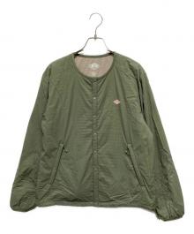 DANTON（ダントン）の古着「ナイロンストレッチタフタインサレーションジャケット」｜グリーン