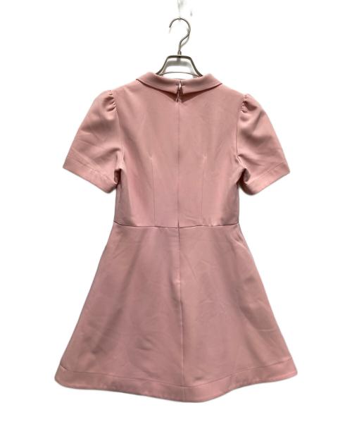 HER LIP TO（ハーリップトゥ）HER LIP TO (ハーリップトゥ) ビットポケットミニドレス ピンク サイズ:Mの古着・服飾アイテム