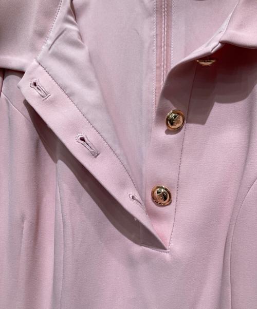 HER LIP TO（ハーリップトゥ）HER LIP TO (ハーリップトゥ) ビットポケットミニドレス ピンク サイズ:Mの古着・服飾アイテム