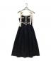 HER LIP TO（ハーリップトゥ）の古着「Verona Tweed Long Dress / ヴェローナ ツイード キャミロングドレス」｜ブラック