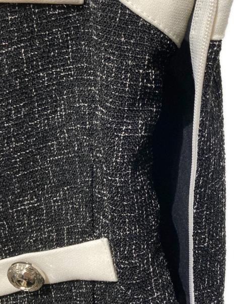HER LIP TO（ハーリップトゥ）HER LIP TO (ハーリップトゥ) ヴVERONA TWEED LONG DRESS / ェローナ ツイード キャミロングドレス ブラック サイズ:Mの古着・服飾アイテム