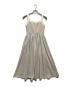 HER LIP TO (ハーリップトゥ) Verona Tweed Long Dress / ヴェローナ ツイード キャミロングドレス ベージュ サイズ:Ｓ：9000円
