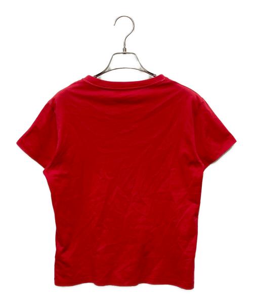 RED VALENTINO（レッドヴァレンティノ）RED VALENTINO (レッドヴァレンティノ) ロゴプリントTシャツ レッド サイズ:XSの古着・服飾アイテム