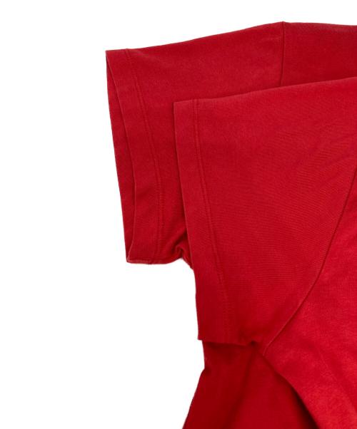RED VALENTINO（レッドヴァレンティノ）RED VALENTINO (レッドヴァレンティノ) ロゴプリントTシャツ レッド サイズ:XSの古着・服飾アイテム