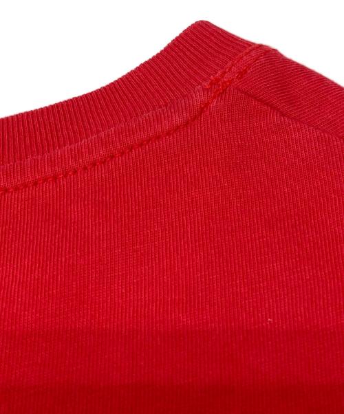 RED VALENTINO（レッドヴァレンティノ）RED VALENTINO (レッドヴァレンティノ) ロゴプリントTシャツ レッド サイズ:XSの古着・服飾アイテム