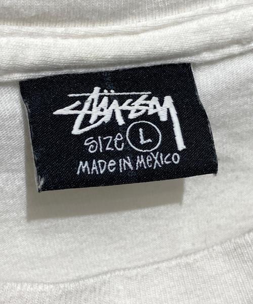 stussy（ステューシー）stussy (ステューシー) Tシャツ ホワイト サイズ:Lの古着・服飾アイテム