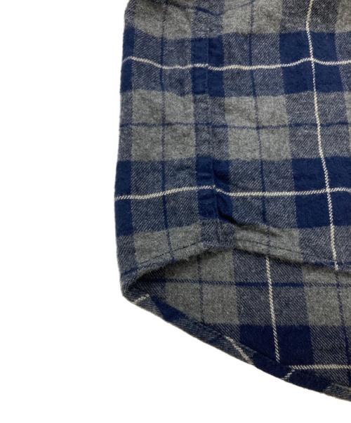 COMME des GARCONS HOMME（コムデギャルソン オム）COMME des GARCONS HOMME (コムデギャルソン オム) 25FW 綿ストライプシャツ ブルー サイズ:Mの古着・服飾アイテム