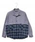 COMME des GARCONS HOMME（コムデギャルソン オム）の古着「25FW 綿ストライプシャツ」｜ブルー