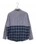 COMME des GARCONS HOMME (コムデギャルソン オム) 25FW 綿ストライプシャツ ブルー サイズ:M：12000円