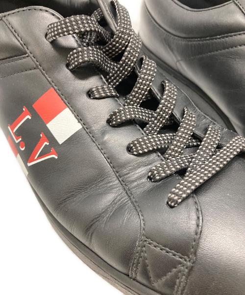 LOUIS VUITTON（ルイ ヴィトン）LOUIS VUITTON (ルイ ヴィトン) ローカットスニーカー ブラック サイズ:SIZE 6 1/2の古着・服飾アイテム