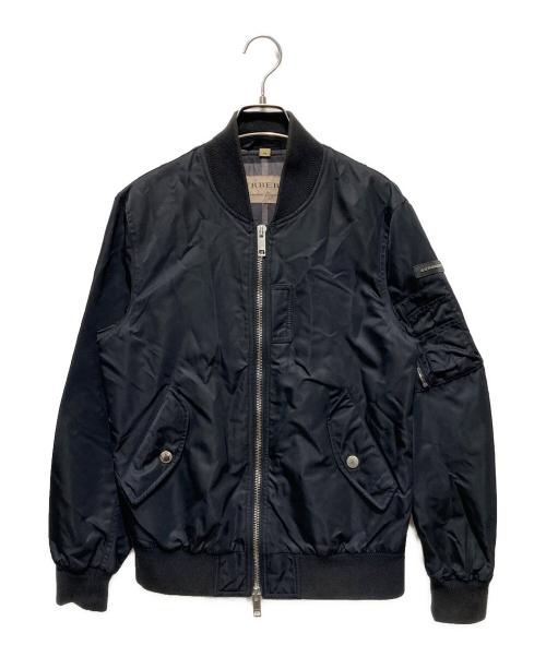 BURBERRY（バーバリー）BURBERRY (バーバリー) MA-1ジャケット ブラック サイズ:48の古着・服飾アイテム