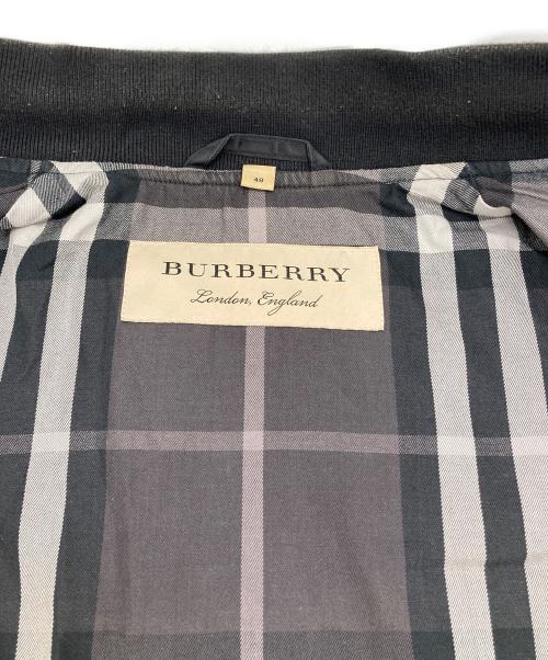 BURBERRY（バーバリー）BURBERRY (バーバリー) MA-1ジャケット ブラック サイズ:48の古着・服飾アイテム