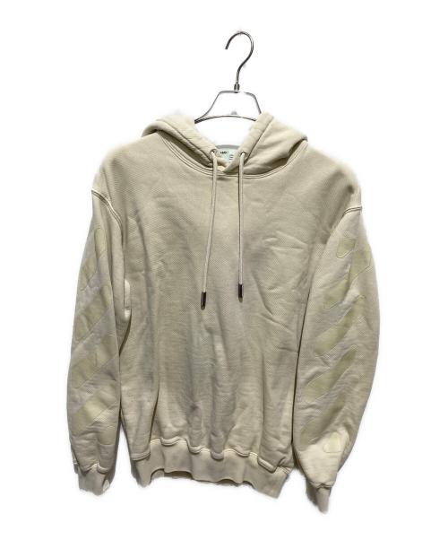 OFFWHITE（オフホワイト）OFFWHITE (オフホワイト) クロスロゴパーカー アイボリー サイズ:XSの古着・服飾アイテム