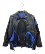 sulvamサルバム）の古着「Leather Jacket」｜ブラック