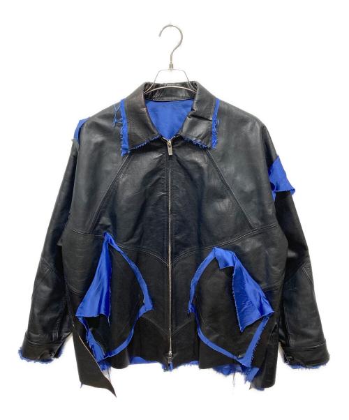 sulvam（サルバム）sulvam (サルバム) Leather Jacket ブラック サイズ:Ｓの古着・服飾アイテム