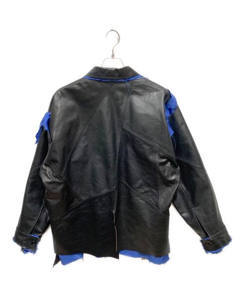 sulvam（サルバム）sulvam (サルバム) Leather Jacket ブラック サイズ:Ｓの古着・服飾アイテム