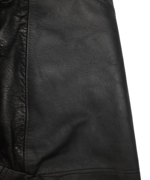 sulvam（サルバム）sulvam (サルバム) Leather Jacket ブラック サイズ:Ｓの古着・服飾アイテム