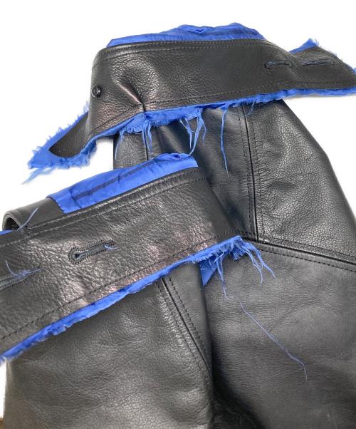 sulvam（サルバム）sulvam (サルバム) Leather Jacket ブラック サイズ:Ｓの古着・服飾アイテム