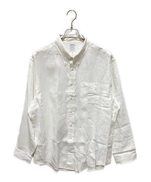 BROOKS BROTHERS（ブルックスブラザーズ）BROOKS BROTHERS (ブルックスブラザーズ) アイリッシュリネンBDシャツ ホワイト サイズ:XXLの古着・服飾アイテム