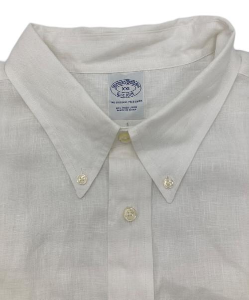 BROOKS BROTHERS（ブルックスブラザーズ）BROOKS BROTHERS (ブルックスブラザーズ) アイリッシュリネンBDシャツ ホワイト サイズ:XXLの古着・服飾アイテム