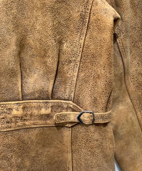 POLO RALPH LAUREN（ポロ・ラルフローレン）POLO RALPH LAUREN (ポロ・ラルフローレン) NEWS BOY / ニュースボーイ レザージャケット ブラウン サイズ:Ｓの古着・服飾アイテム